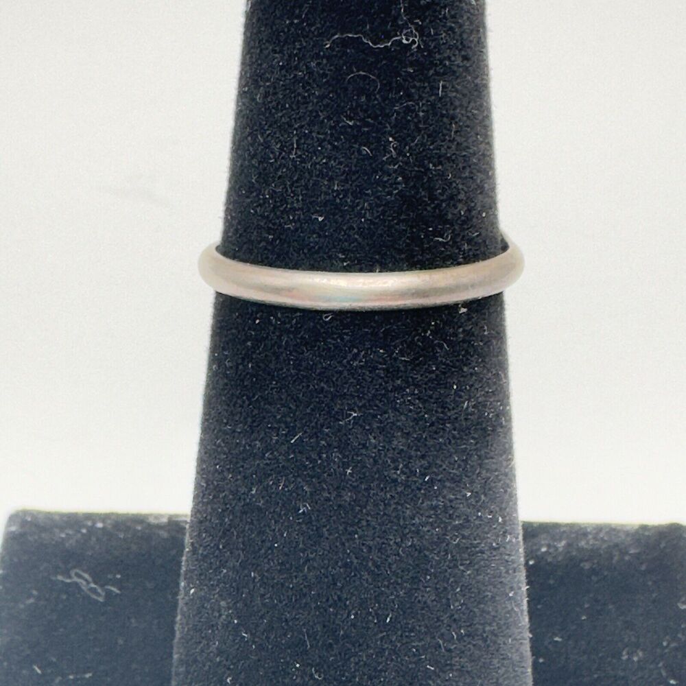 Vintage 1960-70 Sterling Silver Yellow Stone Ring Sz 6.75 Retro Ornate Metalwork - Picture 6 of 11